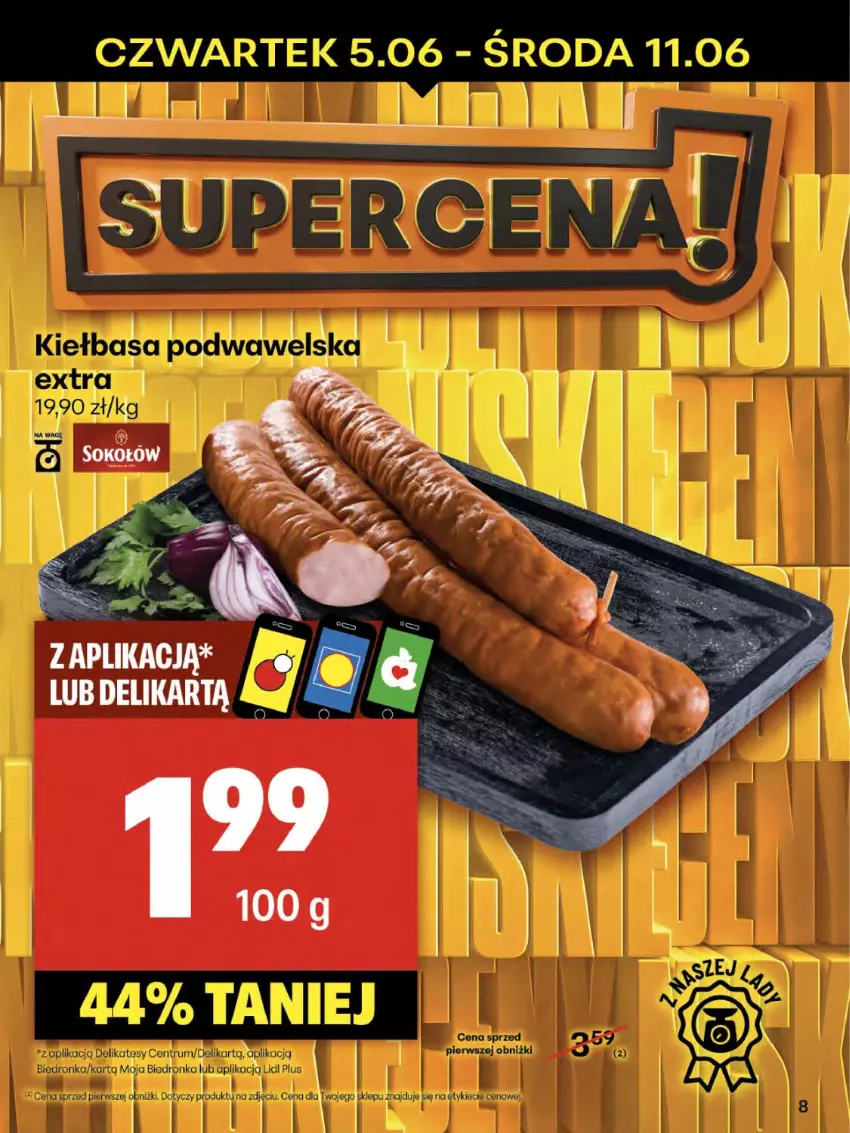Gazetka promocyjna Delikatesy Centrum - Franczyza DC23 Czwartek - ważna 05.06 do 11.06.2025 - strona 8
