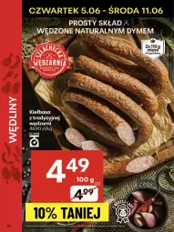 Gazetka promocyjna Delikatesy Centrum - Franczyza DC23 Czwartek - Gazetka - ważna od 11.06 do 11.06.2025 - strona 22 - produkty: Kiełbasa
