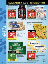 Gazetka promocyjna Delikatesy Centrum - Franczyza DC23 Czwartek - Gazetka - ważna od 11.06 do 11.06.2025 - strona 26 - produkty: Mozzarella, Top, Ser, Rum, Danone, Twaróg, Piątnica, Zott, Jogurt, Zottarella, Serek homogenizowany, Serek, Hochland, Danio, Jogurt pitny