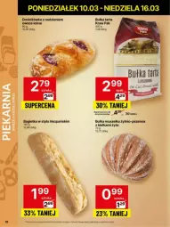 Gazetka promocyjna Delikatesy Centrum - Gazetka - ważna od 16.03 do 16.03.2025 - strona 10 - produkty: Rum, Mus, Tarta, Bagietka, Owoce, Bułka tarta, Bułka