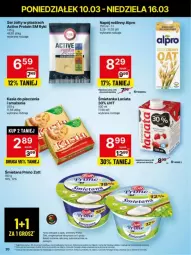 Gazetka promocyjna Delikatesy Centrum - Gazetka - ważna od 16.03 do 16.03.2025 - strona 13 - produkty: Piec, Ser, Rum, Zott, Napój roślinny, Alpro, Kasia, Napój, HP, Fa