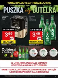 Gazetka promocyjna Delikatesy Centrum - Gazetka - ważna od 16.03 do 16.03.2025 - strona 25 - produkty: Piwa, Piwo, Piec, Gra, Warka, LG