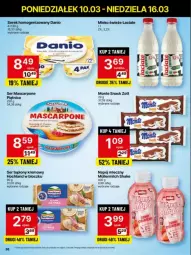 Gazetka promocyjna Delikatesy Centrum - Gazetka - ważna od 16.03 do 16.03.2025 - strona 30 - produkty: Ser topiony, Top, Ser, Piątnica, Zott, Klej, Mascarpone, Hochland, Napój mleczny, Danio, Amica, Napój, Monte, Fa