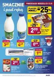 Gazetka promocyjna Aldi - ALE! CENA - Gazetka - ważna od 31.01 do 31.01.2021 - strona 11 - produkty: Jogurt naturalny, Top, Sos, Ser, Mus, Jogurt, Sardynki, Ryby i owoce morza, Tera, Tusz, Pieprz, Owoce morza, Owoce, Deser, Olej, Kefir