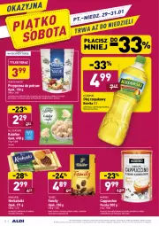 Gazetka promocyjna Aldi - ALE! CENA - Gazetka - ważna od 31.01 do 31.01.2021 - strona 22 - produkty: Tchibo, All Seasons, Kalafior, Krakus, Kujawski, Ser, Kawa mielona, Kawa, Tera, Herbatniki, Olej rzepakowy, Cappuccino, Vegeta, Napój, Olej, Krakuski, Przyprawa do potraw, Vegeta Natur, Mieszanka warzyw, Fa