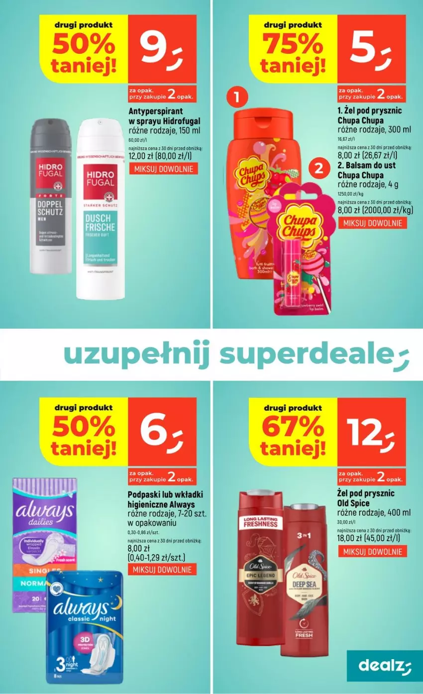 Gazetka promocyjna Dealz - NOWA GAZETKA - ważna 02.04 do 08.04.2026 - strona 25 - produkty: Always, Antyperspirant, Balsam do ust, Podpaski, Wkładki