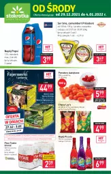 Gazetka promocyjna Stokrotka - Supermarket - Gazetka - ważna od 04.01 do 04.01.2022 - strona 1 - produkty: Piwa, Piwo, Halo, Ser, Gin, Gra, Brie, Président, Chipsy, Tyskie, Pepsi, Camembert, Bateria, Lay’s, Napój, Pomidory, Strzałów