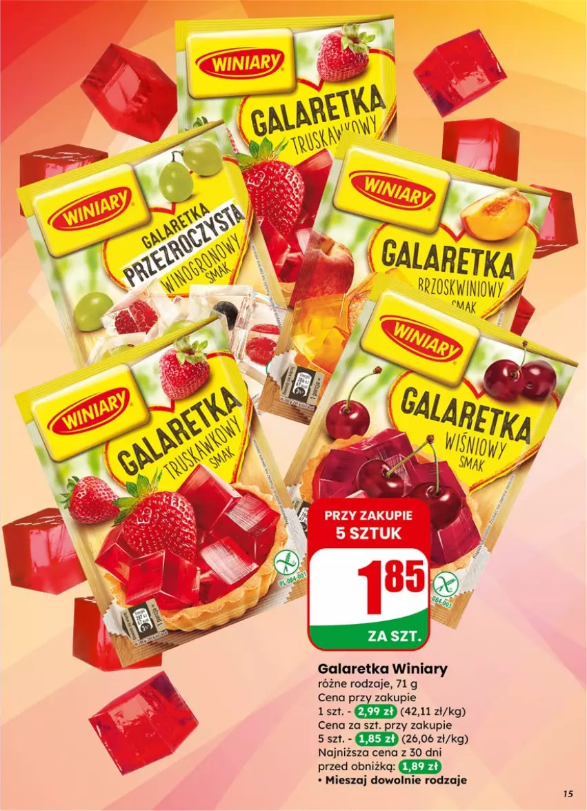 Gazetka promocyjna Dino - Gazetka 02 / 2026 - ważna 07.01 do 13.01.2026 - strona 15 - produkty: Gala, Galaretka, Winiary