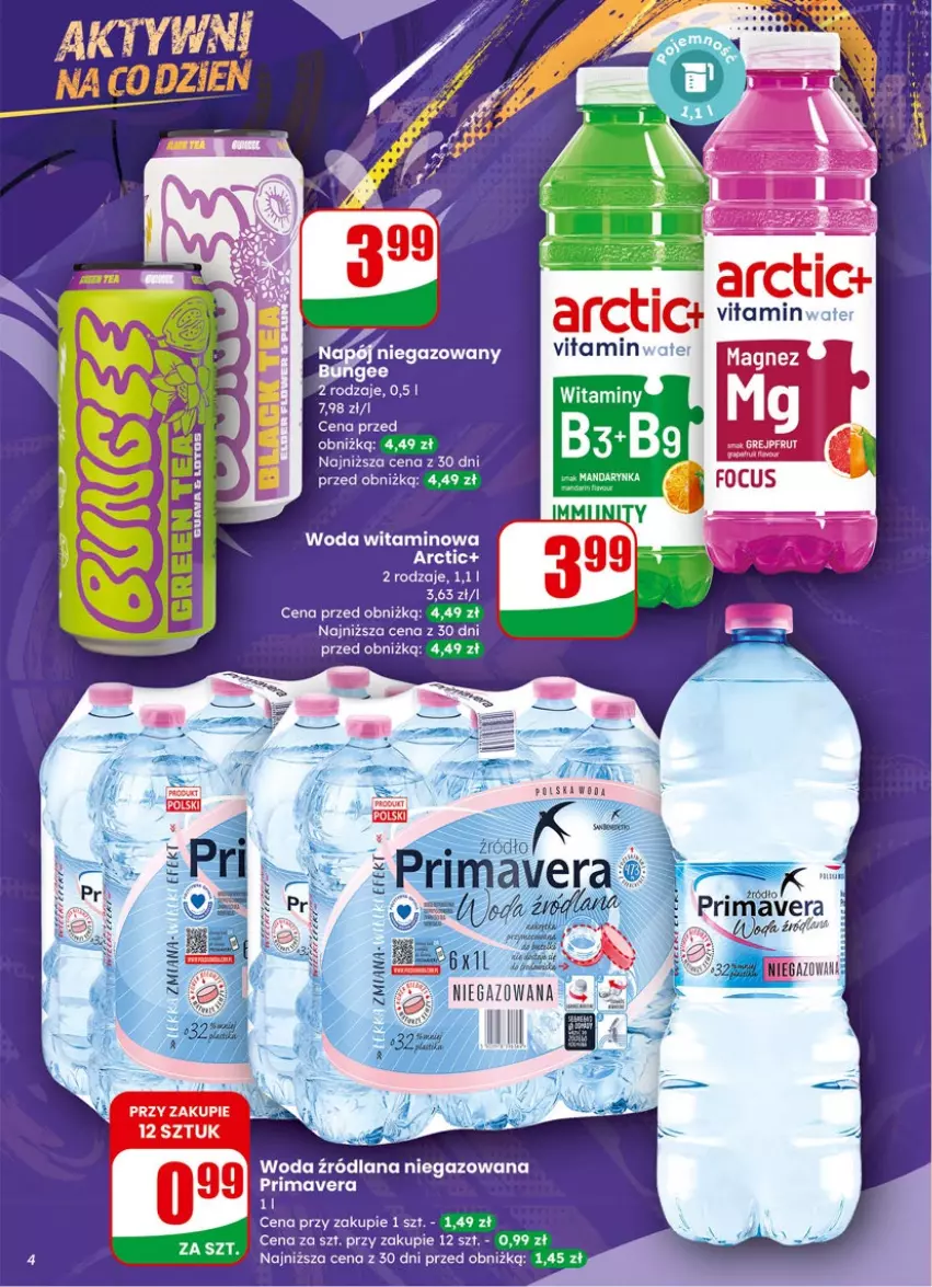 Gazetka promocyjna Dino - Gazetka 02 / 2026 - ważna 07.01 do 13.01.2026 - strona 4 - produkty: LANA, Napój, Napój niegazowany, Prima, Primavera, Woda