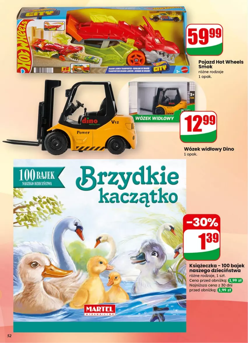 Gazetka promocyjna Dino - Gazetka 02 / 2026 - ważna 07.01 do 13.01.2026 - strona 52 - produkty: Dzieci, Hot Wheels, Pojazd, Wózek