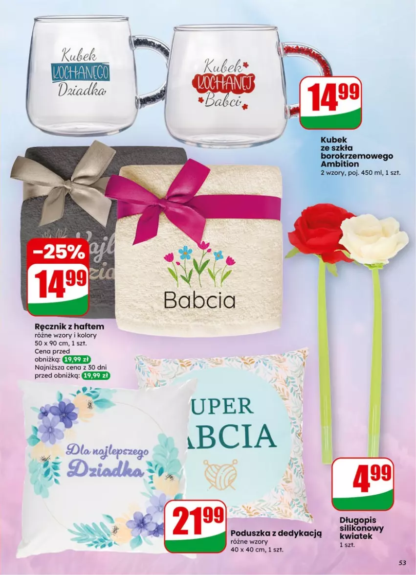 Gazetka promocyjna Dino - Gazetka 02 / 2026 - ważna 07.01 do 13.01.2026 - strona 53 - produkty: Długopis, Poduszka, Ręcznik