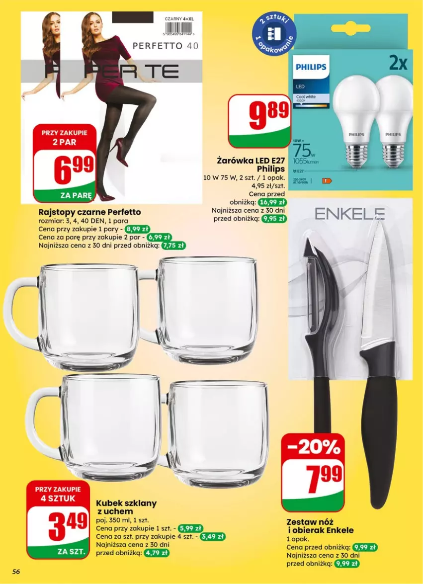 Gazetka promocyjna Dino - Gazetka 02 / 2026 - ważna 07.01 do 13.01.2026 - strona 56 - produkty: Kubek, Philips, Rajstopy, Top