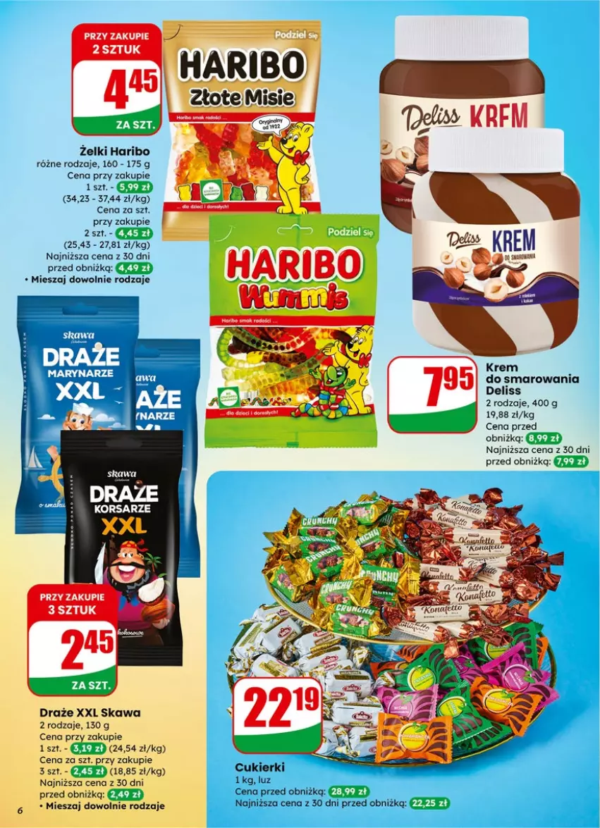 Gazetka promocyjna Dino - Gazetka 02 / 2026 - ważna 07.01 do 13.01.2026 - strona 6 - produkty: Cukier, Cukierki, Deliss, Haribo, Kawa