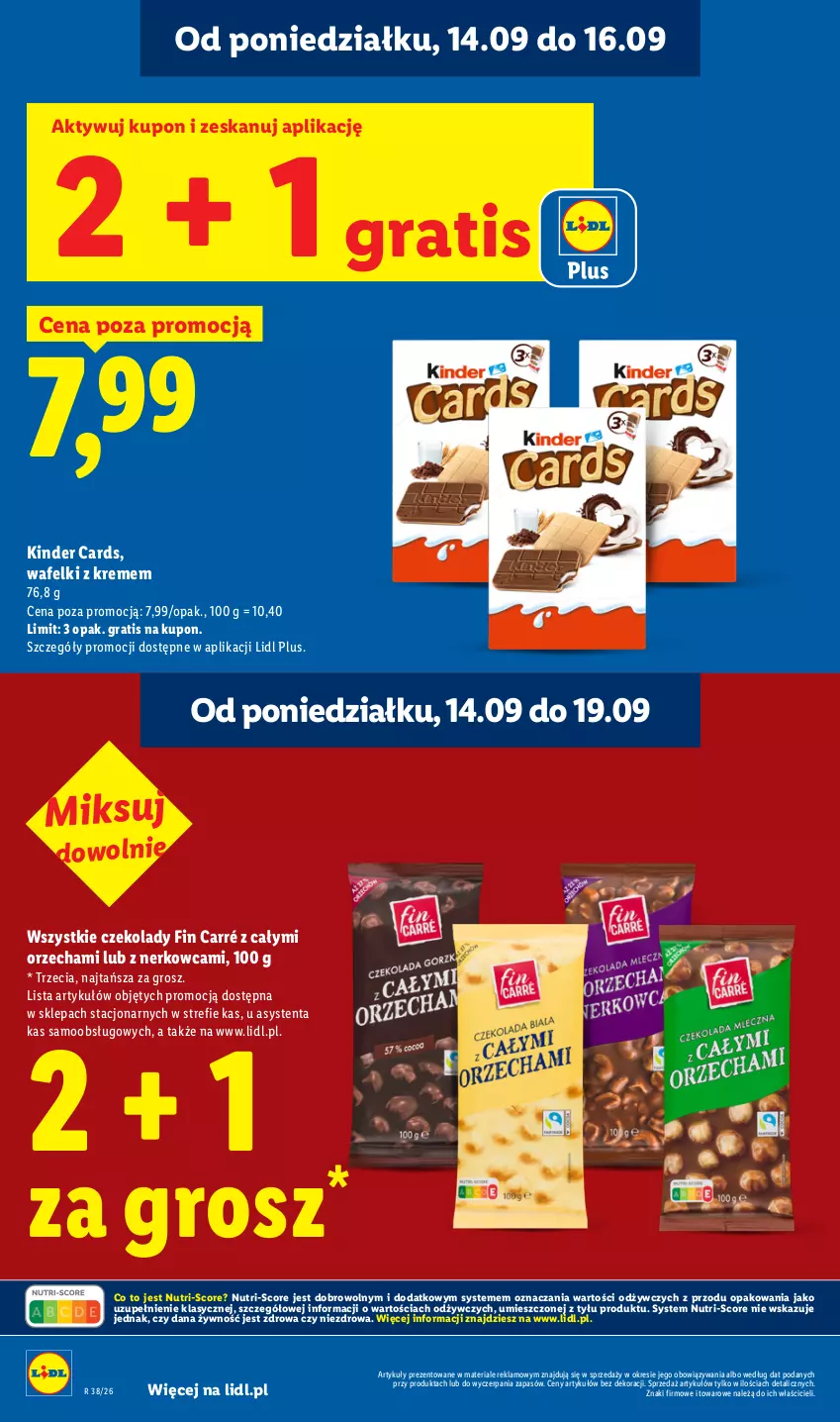 Gazetka promocyjna Lidl - Gazetka ważna od 14.09 do 16.09 - ważna 14.09 do 16.09.2026 - strona 16 - produkty: Gra, Kinder