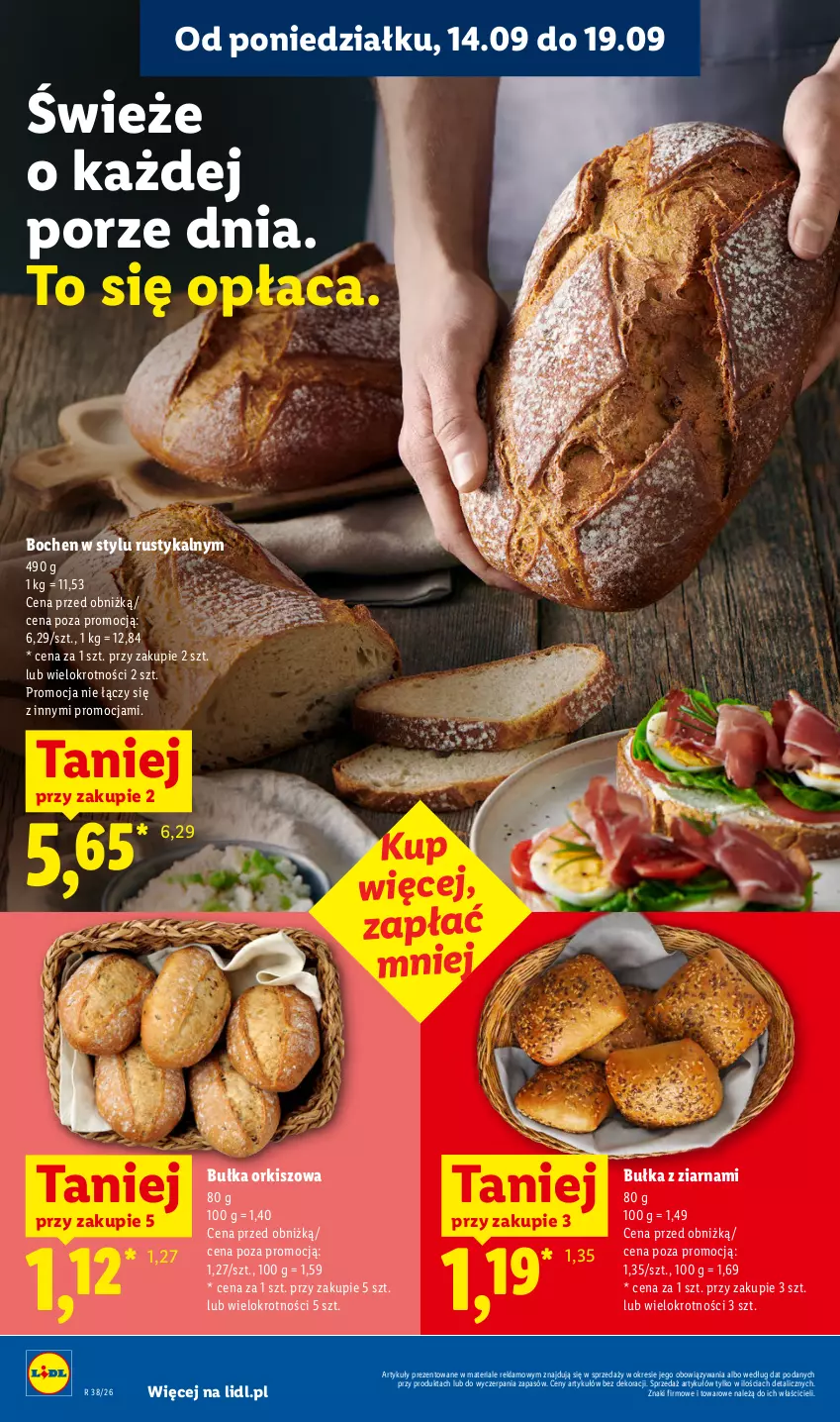 Gazetka promocyjna Lidl - Gazetka ważna od 14.09 do 16.09 - ważna 14.09 do 16.09.2026 - strona 34 - produkty: Bułka, Por, Rust