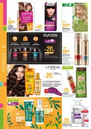 Gazetka promocyjna Super Pharm - Gazetka - Gazetka - ważna od 24.10 do 24.10.2021 - strona 14 - produkty: Palette, Elseve, Ser, Wellaflex, Booster, Kosmetyki do pielęgnacji, Joanna, Wella, Tołpa, Szampon, Syoss, Maska, Olej, Lakier, LG, Fa