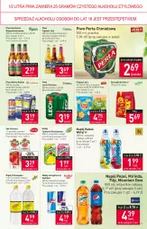 Gazetka promocyjna Stokrotka - Supermarket - Gazetka - ważna od 06.07 do 06.07.2022 - strona 11 - produkty: Piwa, Piwo, Sok, Gra, 7up, Napój energetyczny, Orzeszki, Kasztelan, Red Bull, Chipsy, Mirinda, Warka, Perła, Pepsi, Fortuna, Schweppes, Radler, Tymbark, Kubuś Waterrr, Kubuś, Lay’s, Napój, Captain Jack, Lech Premium