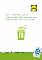 Gazetka promocyjna Lidl - Stanowisko dotyczące ograniczenia materiałów opakowaniowych i przeciwdziałania marnowaniu żywności - Gazetka - ważna od 31.12 do 31.12.2030 - strona 1 - produkty: Gra