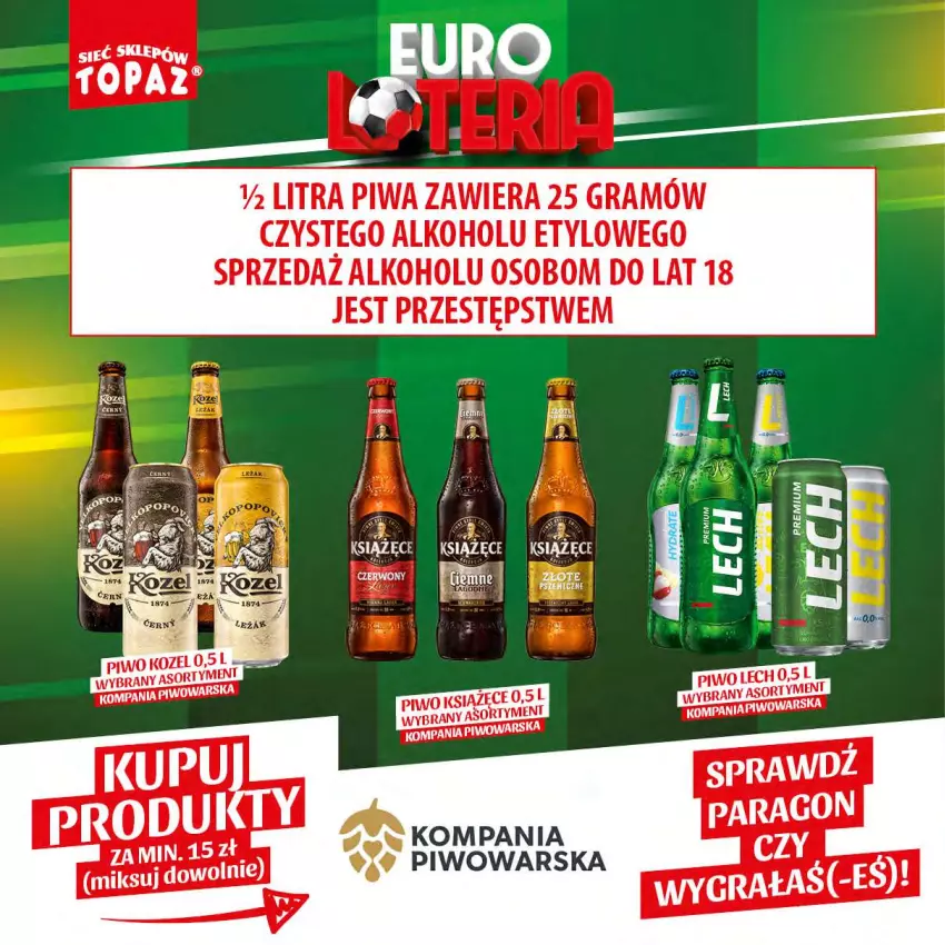Gazetka promocyjna Topaz - Gazetka - ważna 14.06 do 07.07.2024 - strona 12 - produkty: Gra, Książęce, Piwa, Piwo
