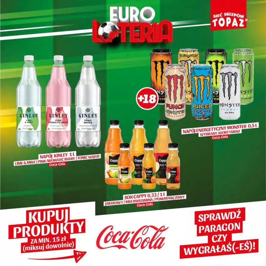 Gazetka promocyjna Topaz - Gazetka - ważna 14.06 do 07.07.2024 - strona 5 - produkty: Cappy, Napój, Sok