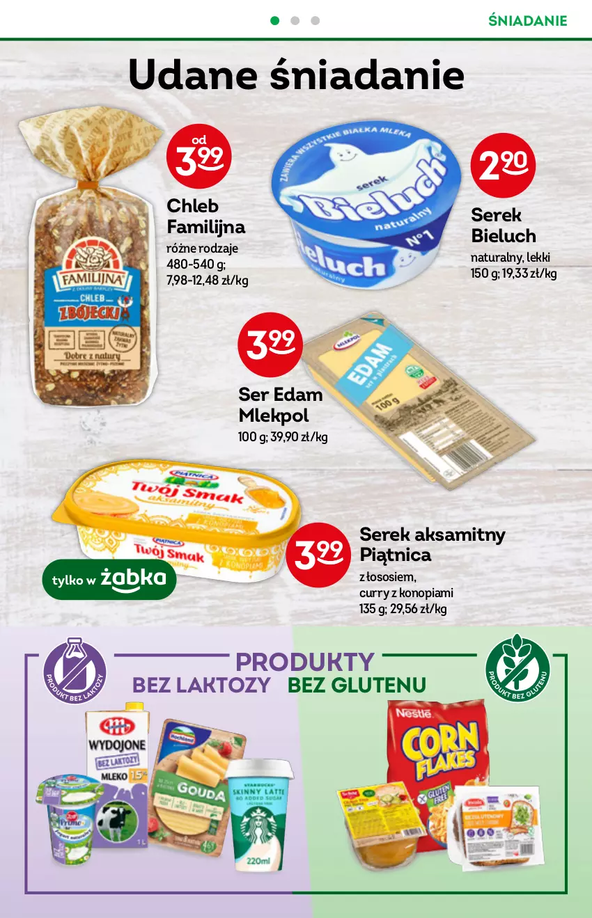 Gazetka promocyjna Żabka - ważna 03.08 do 09.08.2022 - strona 33 - produkty: Aksam, Bieluch, Chleb, Edam, Fa, Piątnica, Ser, Serek, Sos