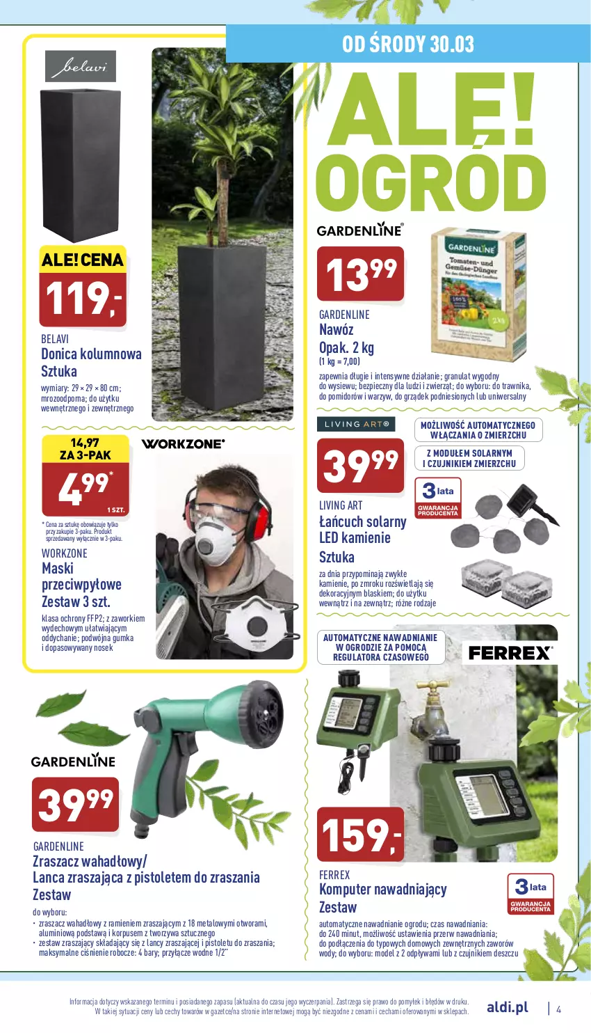 Gazetka promocyjna Aldi - Katalog Moda i Dom - ważna 30.03 do 02.04.2022 - strona 4 - produkty: Gra, Komputer, Nawóz, Piec, Pistolet, Por, Zaworki