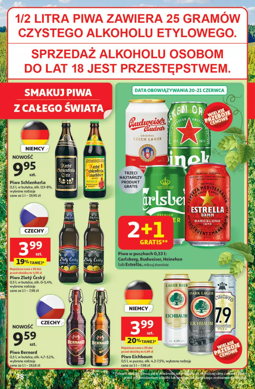 Gazetka promocyjna Auchan - JAK PRAGNĘ LATA Hipermarket - ważna 20.06 do 25.06.2025 - strona 40 - produkty: Fa, Gra, LG, Piwa, Piwo