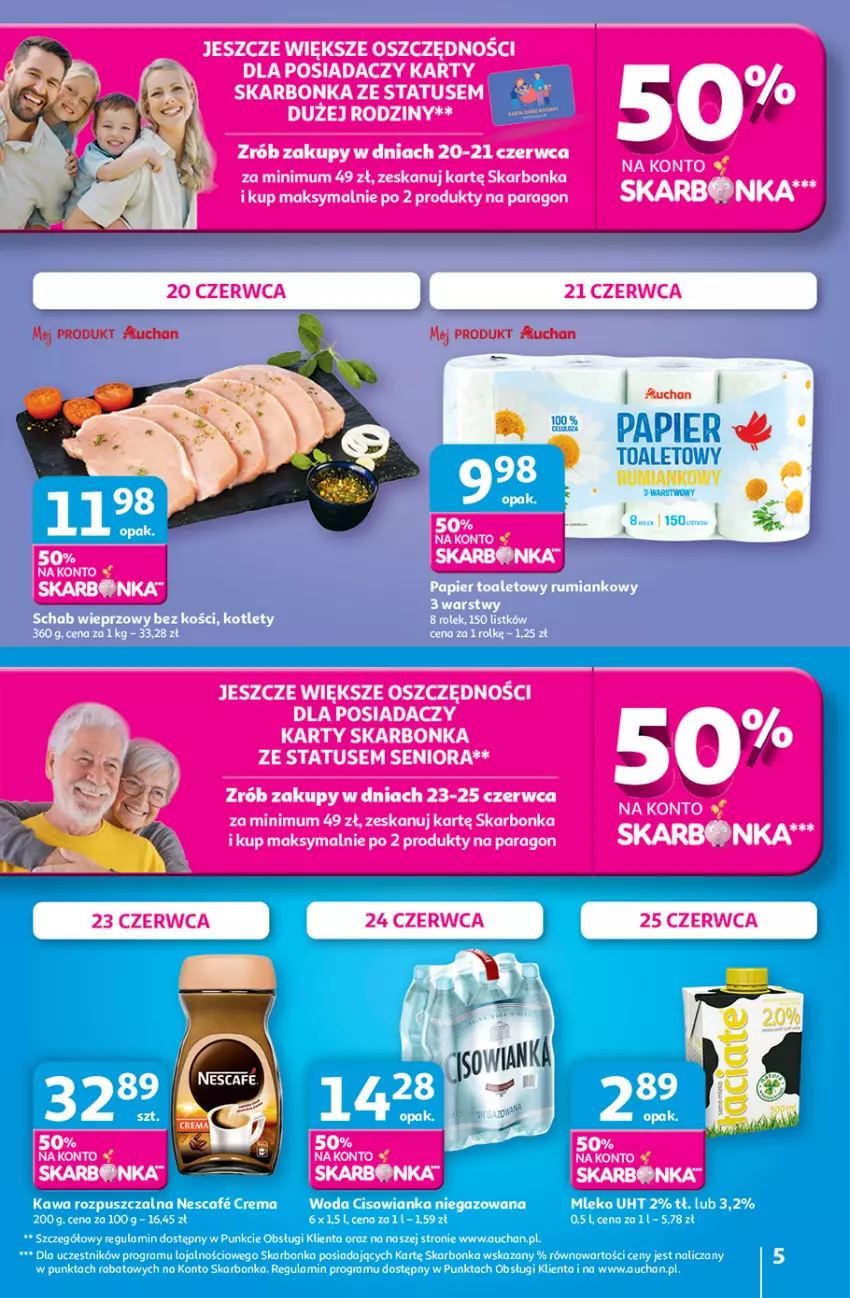 Gazetka promocyjna Auchan - JAK PRAGNĘ LATA Hipermarket - ważna 20.06 do 25.06.2025 - strona 5