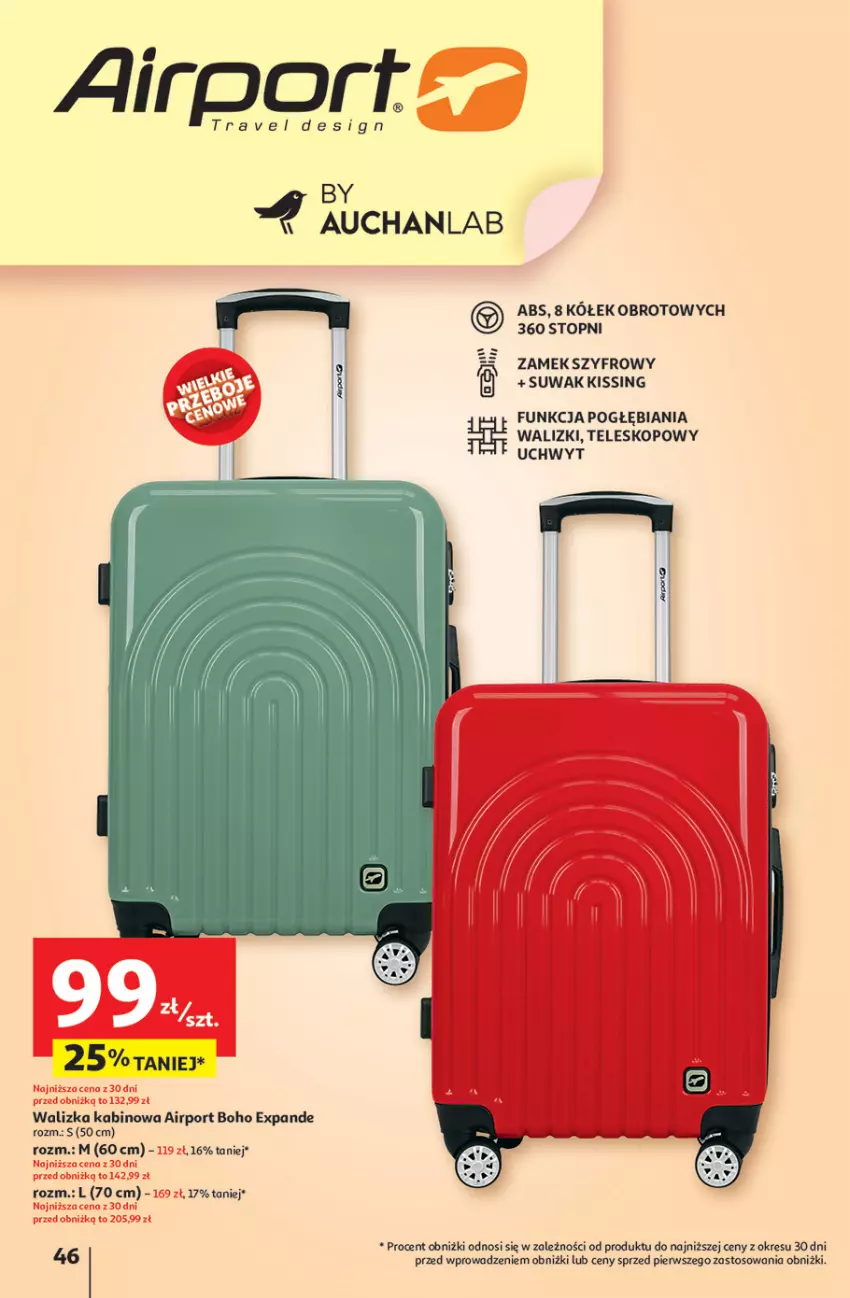 Gazetka promocyjna Auchan - JAK PRAGNĘ LATA Hipermarket - ważna 20.06 do 25.06.2025 - strona 50 - produkty: Por, Teleskop, Top, Walizka