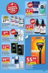 Gazetka promocyjna Auchan - JAK PRAGNĘ LATA Hipermarket - Gazetka - ważna od 25.06 do 25.06.2025 - strona 31 - produkty: Krem do twarzy, Ser, Por, Gin, David Beckham, Rexona, Dezodorant, Adidas, Woda po goleniu, Taca, Woda toaletowa, Woda, Advanced Care, Nivea