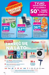 Gazetka promocyjna Auchan - JAK PRAGNĘ LATA Hipermarket - Gazetka - ważna od 25.06 do 25.06.2025 - strona 4 - produkty: Płyn do prania, Pralka, Gin, Gra, Philips, Bref, Jaja, Persil, Vizir, Somat, Schauma, Suszarka, Samsung, Kapsułki do prania, Fa