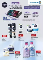 Gazetka promocyjna E Leclerc - Gazetka - ważna od 14.12 do 14.12.2025 - strona 2 - produkty: Balsam po goleniu, Nivea Men, Krem do twarzy, Ser, Gra, Telefon, Płyn micelarny, Tran, Lack, Krem pod oczy, Antyperspirant, Nivea, Fa