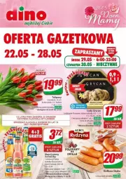 Gazetka promocyjna Dino - Gazetka - ważna od 28.05 do 28.05.2024 - strona 1 - produkty: Piwa, Sok, Gry, Gra, Tulipan, Lody, Carlsberg, Bukiet, Grill, Napój, Kiełbasa, Kiełbasa śląska, LG, Fa