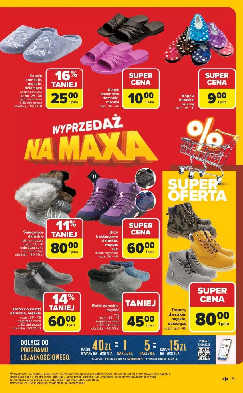 Gazetka promocyjna Carrefour - Gazetka Wyprzedaż na MAXA - ważna 15.12.2025 do 03.01.2026 - strona 17 - produkty: Botki