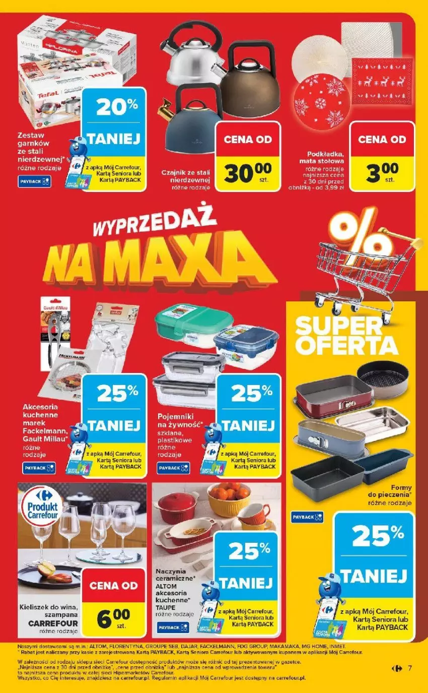 Gazetka promocyjna Carrefour - Gazetka Wyprzedaż na MAXA - ważna 15.12.2025 do 03.01.2026 - strona 9 - produkty: Fa, Kieliszek, Piec