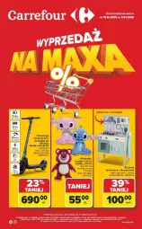 Gazetka promocyjna Carrefour - Gazetka Wyprzedaż na MAXA - Gazetka - ważna od 03.01 do 03.01.2026 - strona 1 - produkty: Disney, Hulajnoga, Hulajnoga elektryczna