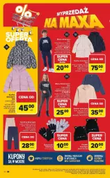 Gazetka promocyjna Carrefour - Gazetka Wyprzedaż na MAXA - Gazetka - ważna od 03.01 do 03.01.2026 - strona 16 - produkty: Sweter, Gin, Kurtka, Dres, Legginsy, Dzieci, Spodnie, Kurtka dziecięca, Fa