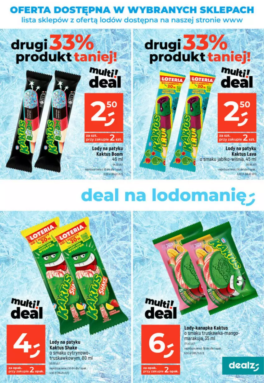 Gazetka promocyjna Dealz - ważna 10.08 do 16.08.2023 - strona 7 - produkty: Kaktus, Lody, Mango