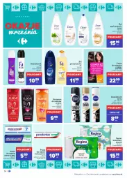 Gazetka promocyjna Carrefour - Gazetka Okazje września - Gazetka - ważna od 25.09 do 25.09.2021 - strona 14 - produkty: Elseve, Gin, Papier, Dezodorant, Pasta do zębów, Papier toaletowy, Dove, L’Oréal, Parodontax, Szampon, Blend-a-Med, Nivea, Farba do włosów, Fa