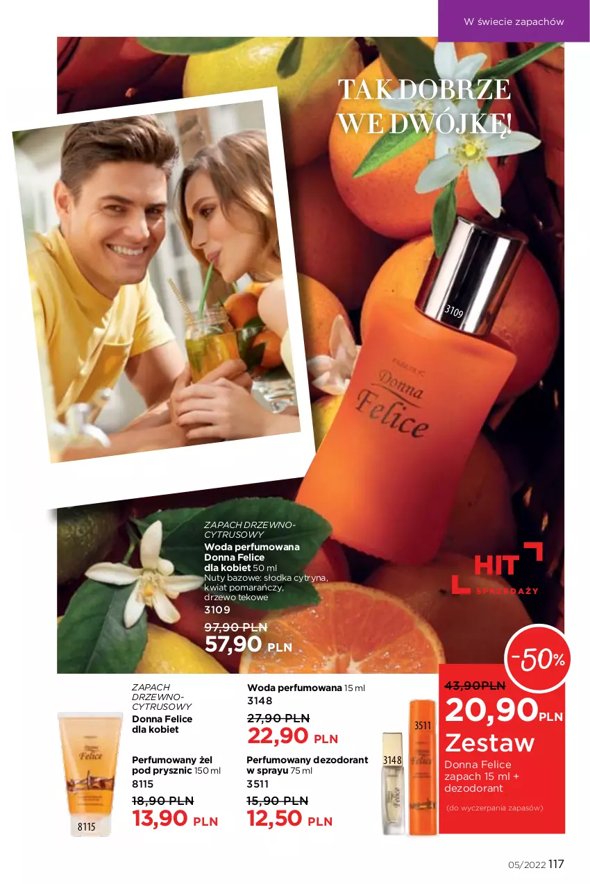 Gazetka promocyjna Faberlic - ważna 14.03 do 03.04.2022 - strona 117 - produkty: Dezodorant, Nuty, Perfum, Woda, Woda perfumowana