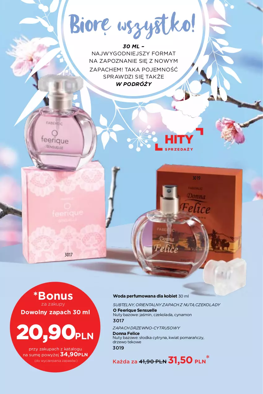 Gazetka promocyjna Faberlic - ważna 14.03 do 03.04.2022 - strona 288 - produkty: Czekolada, Nuty, Perfum, Woda, Woda perfumowana