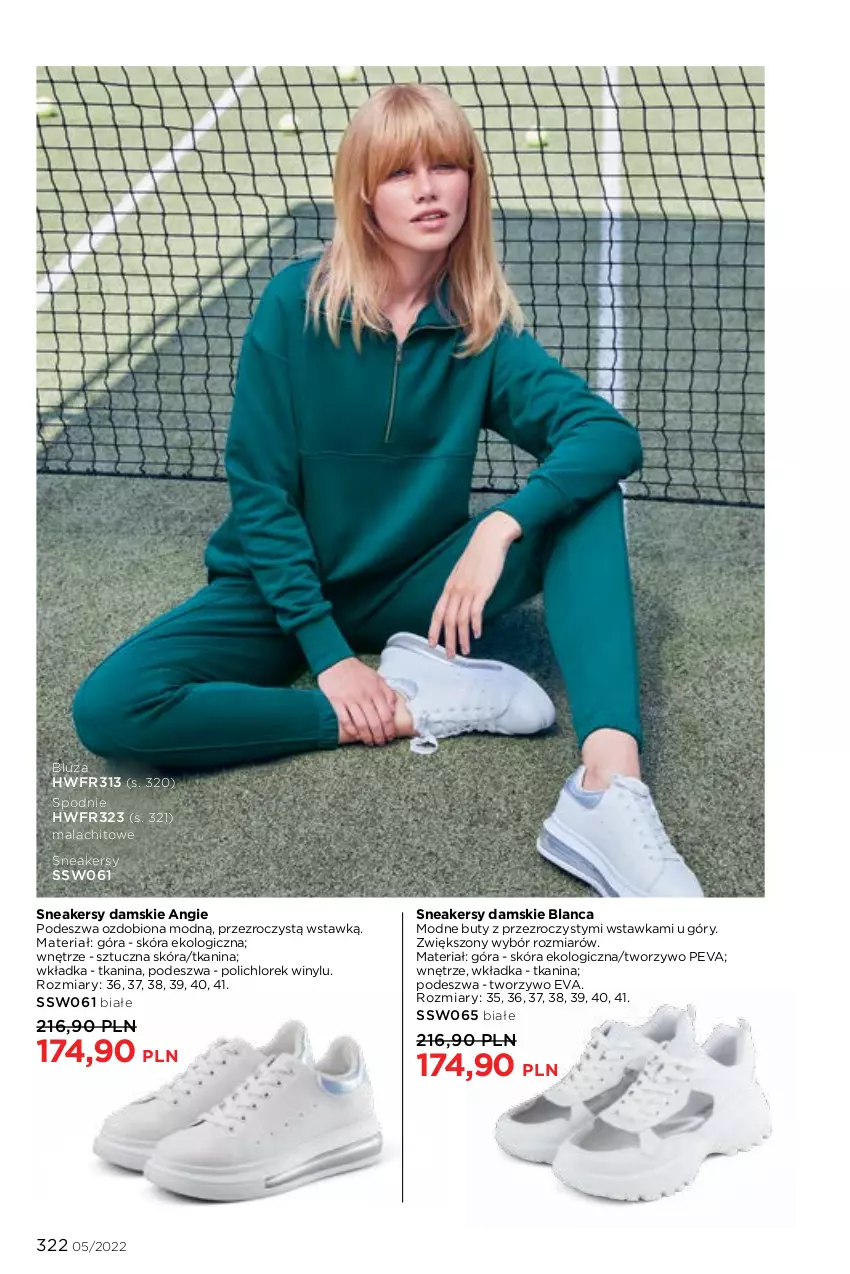 Gazetka promocyjna Faberlic - ważna 14.03 do 03.04.2022 - strona 322 - produkty: Bluza, Buty, Sneakersy, Spodnie