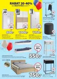 Gazetka promocyjna Jysk - Oferta tygodnia - Gazetka - ważna od 19.10 do 19.10.2021 - strona 14 - produkty: Ubrania, Sok, Rum, Puf, Stolik nocny, Rama, Wieszak, Stolik, Materac, Tera, Statyw na ubrania, Półka, Szafa, Rama łóżka, Drzwi, Fa