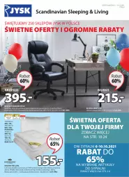 Gazetka promocyjna Jysk - Oferta tygodnia - Gazetka - ważna od 19.10 do 19.10.2021 - strona 2 - produkty: Top, Kołdra, Biurko, Krzesło, Biuro, Siedzisko, Poduszka
