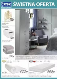 Gazetka promocyjna Jysk - Oferta tygodnia - Gazetka - ważna od 19.10 do 19.10.2021 - strona 23 - produkty: Materac sprężynowy, Top, Sok, Koc, Wieszak, Stolik, Pojemnik, Materac, Tera, Zasłona, Stolik kawowy, Szafa, Pojemnik do przechowywania, Siedzisko, Fotel, Fa