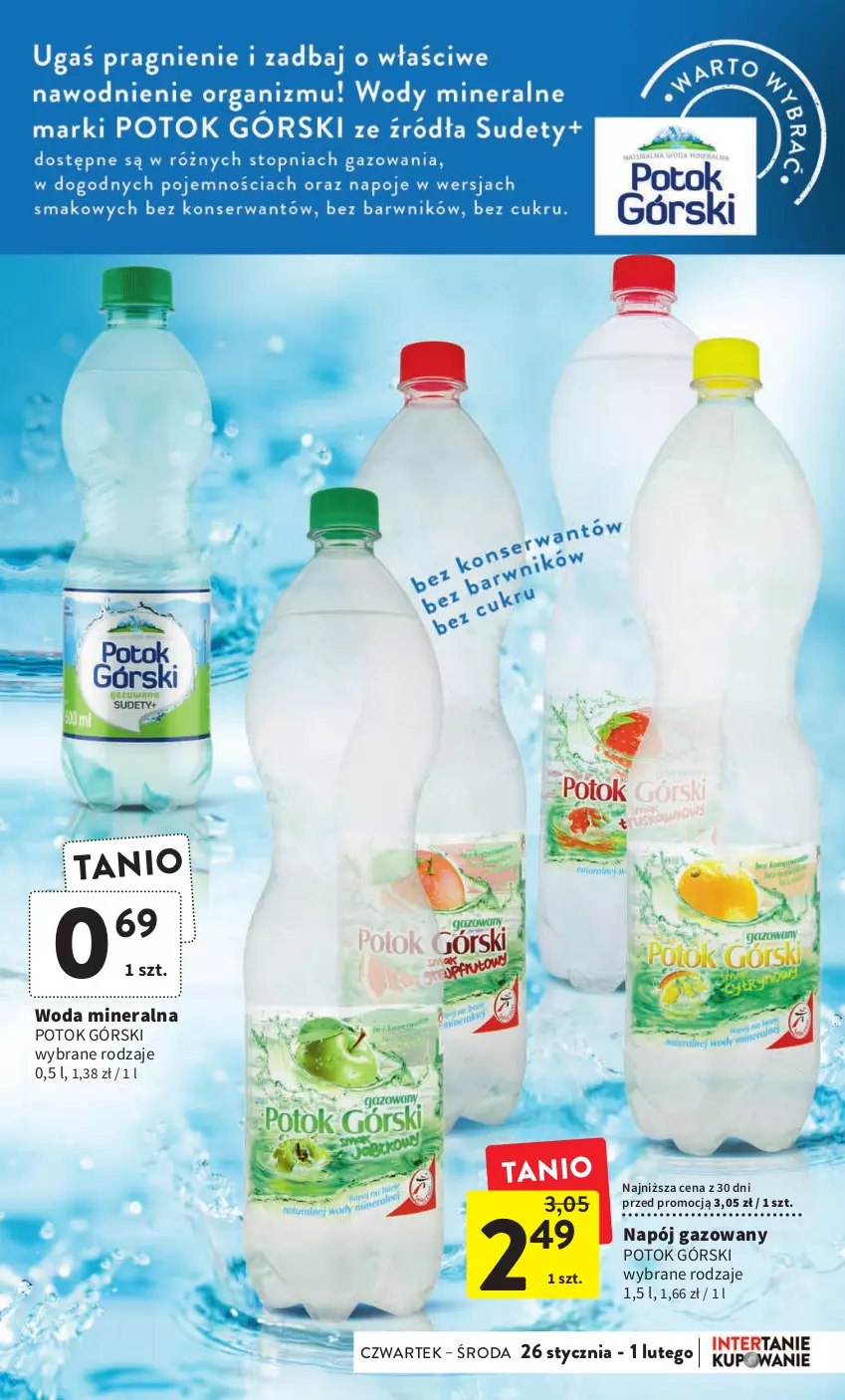 Gazetka promocyjna Intermarche - Gazetka Intermarche - ważna 26.01 do 01.02.2023 - strona 31 - produkty: Napój, Napój gazowany, Woda, Woda mineralna