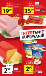 Gazetka promocyjna Intermarche - Gazetka Intermarche - Gazetka - ważna od 01.02 do 01.02.2023 - strona 2 - produkty: Ser, Zott, Bell, Szynka, Edam, Frankfurterki, Bella, Jogobella