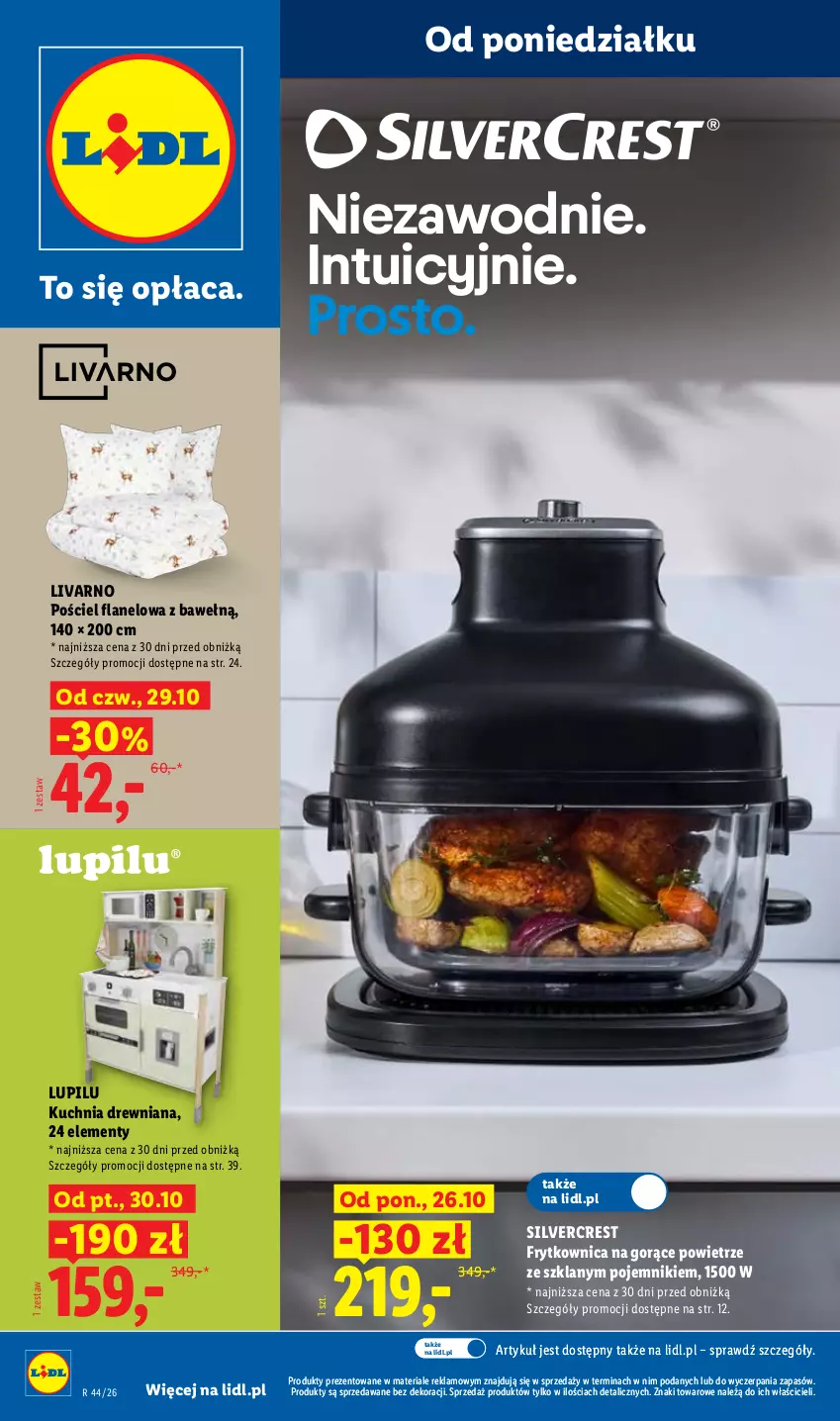 Gazetka promocyjna Lidl - Katalog - ważna 26.10 do 31.10.2026 - strona 1 - produkty: Ivar, Kuchnia, Pojemnik, Pościel, Pościel flanelowa, Silvercrest