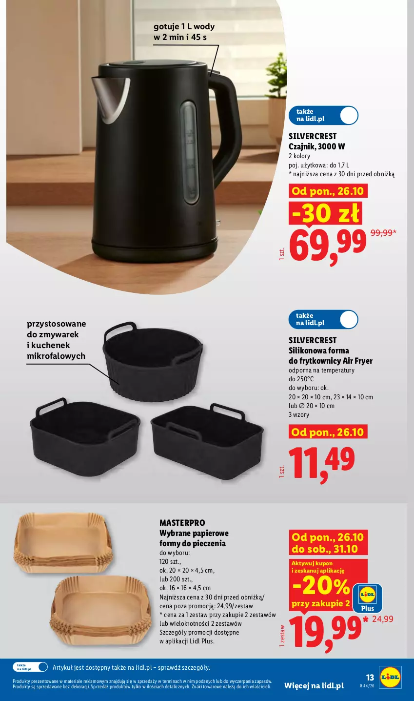 Gazetka promocyjna Lidl - Katalog - ważna 26.10 do 31.10.2026 - strona 17 - produkty: Czajnik, Fa, Papier, Piec, Por, Silvercrest