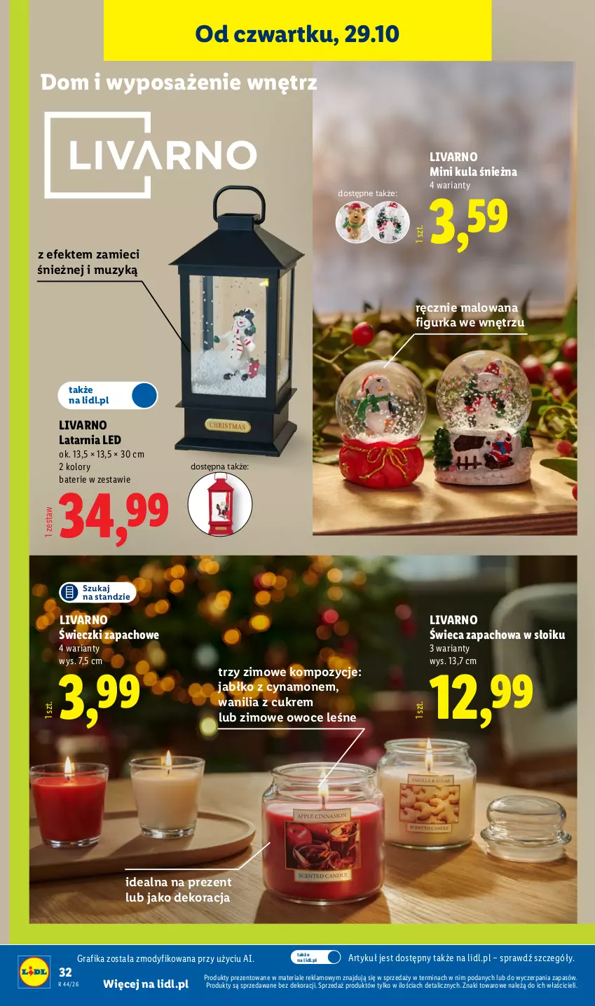 Gazetka promocyjna Lidl - Katalog - ważna 26.10 do 31.10.2026 - strona 38 - produkty: Gra, Grafika, Ivar, Kula śnieżna, Latarnia, Owoce